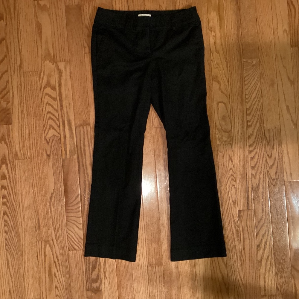 Ann Taylor LOFT Black Bootcut Pants Trousers Size 0P